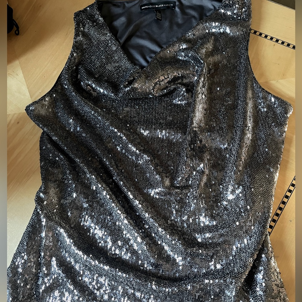 Sequin top.